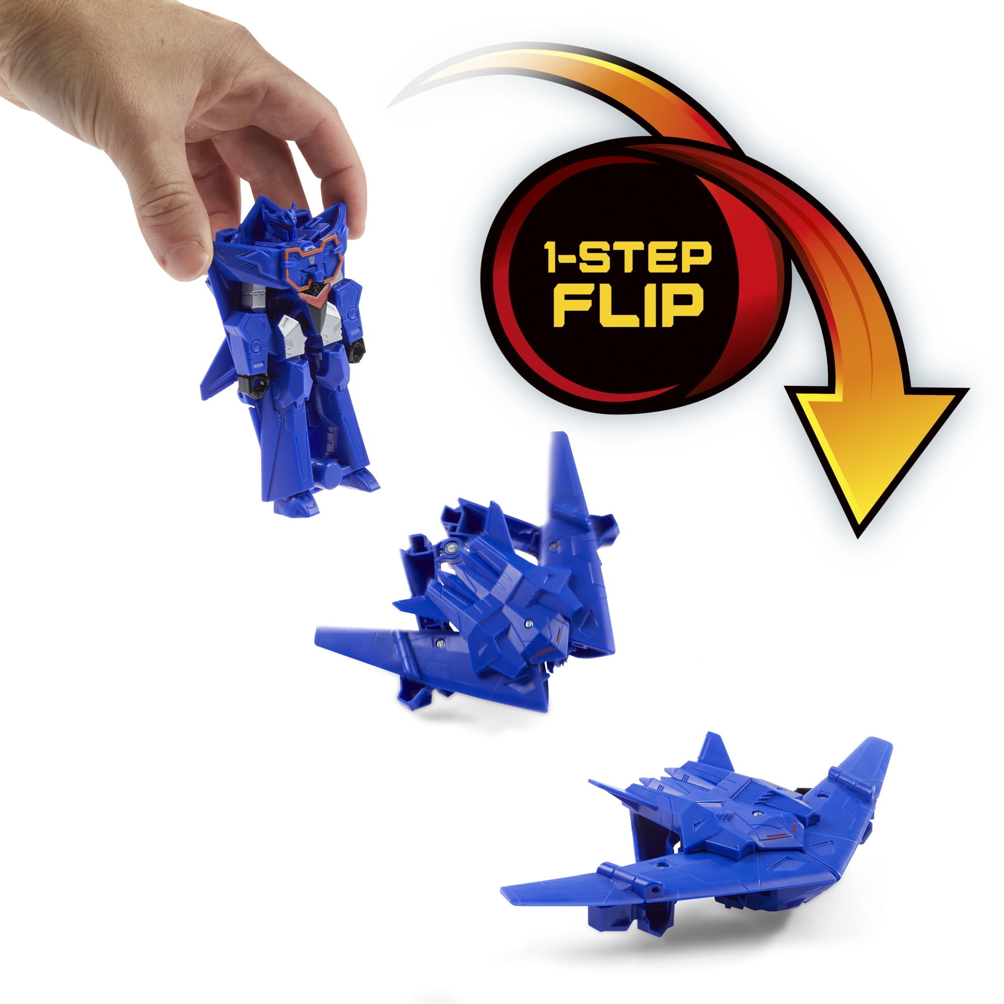Transformers Toys EarthSpark 1-Step Flip Changer Soundwave Action Figure