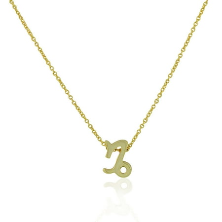 capricorn sterling pendant silver zodiac necklace sign