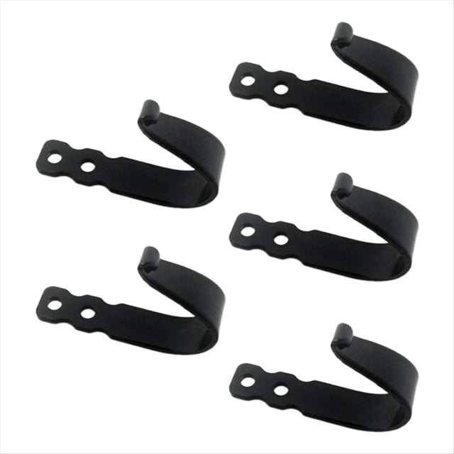 de Pared de Hierro Fundido (Paquete de 5) Decorativos de Pared para Abrigos, Bolsos o Macetas Detrás de la Puerta en la Despensa