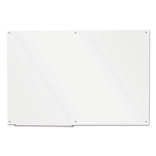 Universal UNV43234 Frameless 72 in. x 48 in. Glass Marker Board White