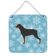thumbnail image 1 of Flocon de Neige d'Hiver Rottweiler Impressions Murales Ou de Porte, 1 of 1