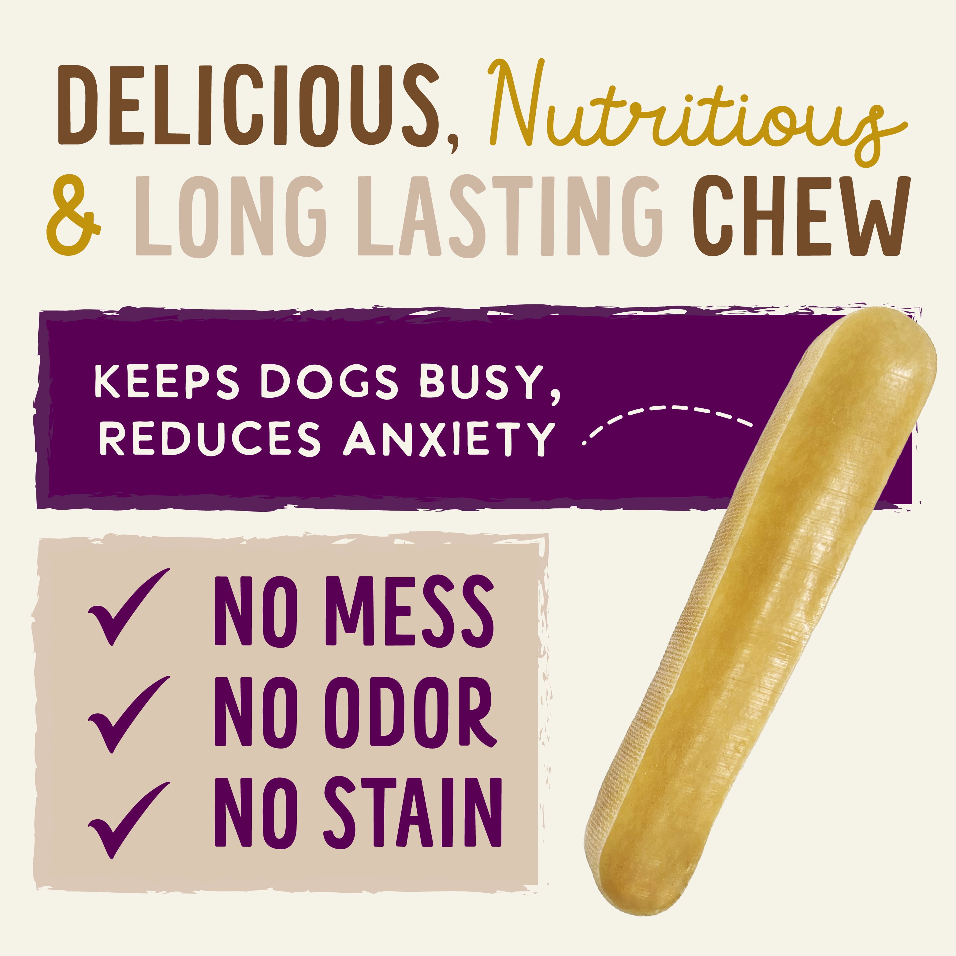 Health Extension Large Yak Cheese Chew Long-lasting Chew | Training Treat | Non GMO | Hard Dog Chew | Ideal and Stomach Safe | Healthy Gums