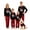 Red Black-Christmas Crew, variant on RUINIXCW Family Christmas Pajamas Matching Sets Xmas PJS Holiday Jammies Letters Long Sleeve Tops and Plaid Pants Mommy and Me Christmas Outfits Sleepwear
