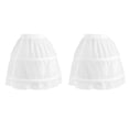 thumbnail image 1 of Crinolina de tul corto Sunnimix para niñas 2 Piezas Blanco, 1 of 8