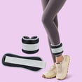 thumbnail image 2 of HuiXinOu Weight-Bearing Ankle Wrist Sandbags 2 Pack, Invisible Design, Perfect for Running, Dance, Strength Training and Leg/Arm Exercise, 2 of 6