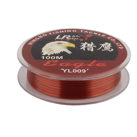 Red Spool - Fisherman Nylon Tensile Angling Fishing Line Reel Spool Wire Red 100m Long