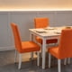 thumbnail image 5 of Fundas De Silla De Poliéster Funda elástica para silla naranja con cojín y respaldo, lavable, para comedor, cocina, 1 unidad JASKFLY, 5 of 8