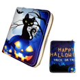 thumbnail image 1 of Clutch Coin Purse Trendy Ghost Pattern Short Wallet Halloween Design Card Purse, 1 of 5