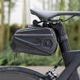 thumbnail image 3 of HLONK Bike Bag for Bicycles Rear Rack 2.6L Hard Shells Waterproof Bike Trunk Panniers Seat Bag Carriers with Reflectors, 3 of 8