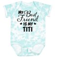 thumbnail image 3 of Inktastic My Best Friend is My Titi with Hearts Boys or Girls Baby Bodysuit, 3 of 5