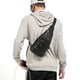 thumbnail image 3 of Pechera Bolso bandolera de cuero genuino para hombre, bandolera informal en el pecho, senderismo, mo BULL CAPTAIN Pechera, 3 of 7