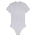 thumbnail image 6 of Kaerm Mens Short Sleeve Press Button Crotch Shirt Bodysuit Jumpsuit Rompers Undershirt Pajamas Grey XL, 6 of 7