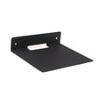 thumbnail image 2 of Estantes de pared metálicos para altavoces, estantes flotantes, soporte resistente y duradero en forma de L para plantas, juguetes, libros y cámaras. Negro, 2 of 7