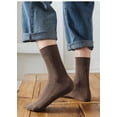 thumbnail image 2 of High-grade Comfortable Boneless Suture Cotton Sweat Absorbent Breathable Deodorant Mid-tube Autumn And Winter Socks Men 2PCS, 2 of 6