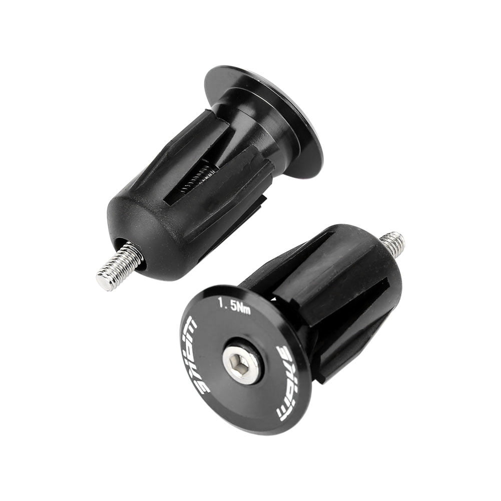 2 Embouts De Guidon Vélo En Aluminium CNC - Bouchons Pliables Pour Guidon 15-20 Mm