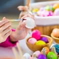 thumbnail image 4 of Kjfeif Mini Unfinished Wooden Easter Eggs, 2.36 Inch Unpainted Artificial Eggs for DIY Painting Crafts, Blanks for Decorating and Spring Projects, 4 of 5