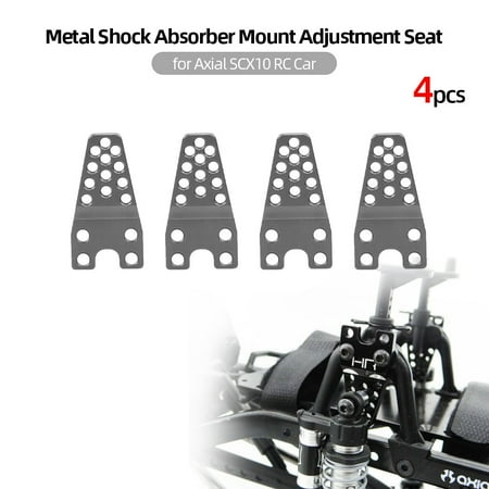 4pcs Metal Shock Absorber Mount Adjustment Seat for Axial SCX10 RC (Best Shocks For Scx10)