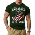 thumbnail image 5 of Havenx Men's 250 Years Of American Independence T-Shirt Crew Neck Short Sleeve Shirt American Flag Design Graphic T-Shirts Patriotic We the People 1776 Workout Tee,Camouflage Green M, 5 of 6