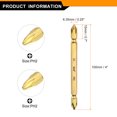 thumbnail image 2 of Uxcell 5pcs Magnetic Double Ended Screwdriver Bit 6.35mm PH2 4" Length 1/4" Hex Shank S2 Steel Two Sided Phillips Cross Screw Driver Bit, Gold Tone, 2 of 8