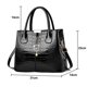 thumbnail image 2 of Bolsos de gran capacidad, bolsos adecuados para el viaje diario de las mujeres Bolso de hombro de cuero artificial, 2 of 5