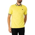 thumbnail image 2 of Fila Faraz Tipped Rib Polo Shirt, Yellow, 2 of 5