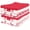 Red, variant on KAF Home Assorted Flat Kitchen Towels, 100% Cotton Dish Cloths, 18” x 28” Gray, 10-Pack