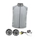thumbnail image 5 of Chaleco de refrigeración con ventilador, poliéster, portátil, transpirable, para hombre y mujer, para verano Gris, 5 of 9