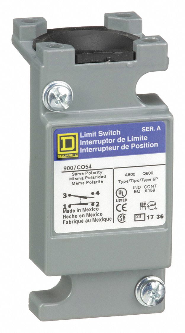 SQUARE D 9007MS10S0506 Miniature Limit Switch,Vertical