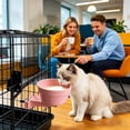 thumbnail image 2 of Hanging Elevated Pet Food Bowl, Spill-Resistant, for Kennel and Crate, 2 of 9