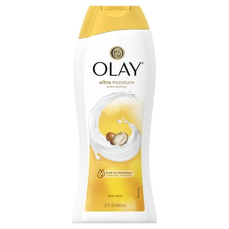 Olay Ultra Moisture Shea Butter Body Wash, 22 oz (Best Smelling Body Butter Body Shop)