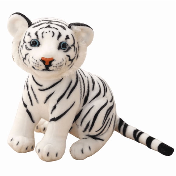 White Tiger Plush Toy for Teens 7-14, Soft, Durable, Easy to Clean Stuffed Animal Doll Versatile Plaything, Decor, or Mascot | Bulk Supply for Resellers Gifts