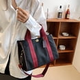 thumbnail image 2 of Bolso de mano grande, bolso cruzado para mujer, bolso de mano de viaje, lindos bolsos de lona, 2 of 6