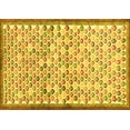 thumbnail image 1 of Ahgly Company Indoor Rectangle Abstract Yellow Contemporary Area Rugs, 4' x 6', 1 of 4