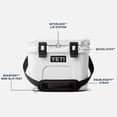 thumbnail image 2 of Cooler YETI Roadie 15 Hard con correa de doble uso, 15 L, Firefly, 2 of 8