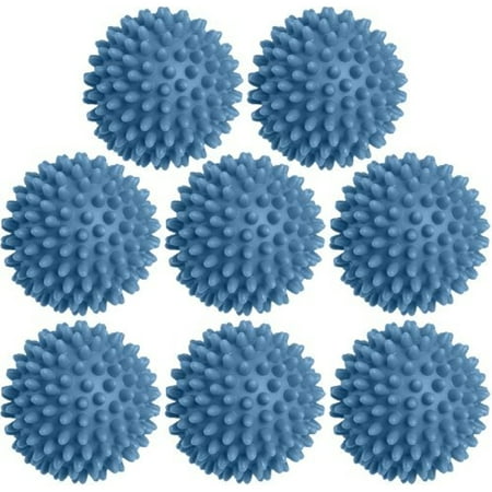 Dryer Balls 8 Pack - 3 Inch, Non-Toxic Reusable Dryer (Best Brand Of Wool Dryer Balls)