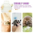 thumbnail image 2 of GOOHOCHY Hámster jaula transparente portátil Matio de ratón Hamster Nursery Container, 2 of 7