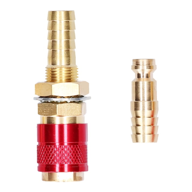 Conector rápido de manguera de latón para equipo de soldadura TIG M10Red