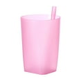 thumbnail image 6 of RXMEKW Plastic Cups with Lids Fresh Candy Color Plastic Self-Contained Straw Cup without Lid Integrated Cup Juice Cup Drinking Cup, 6 of 6