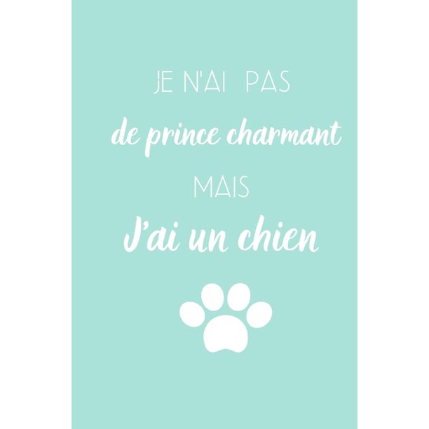 Je N Ai Pas De Prince Charmant Mais J Ai Un Chien Carnet De Notes Citation Dri Le 1 Pages Ligni Es Format 15 24 Cm X 22 8 Cm Couverture Souple Finition Brillante