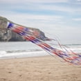 thumbnail image 3 of In the Breeze 9066 — Patriotic 51" Mylar Windsock — Colorful, Sparkling Red, White & Blue Decor for Yards, Gardens, 3 of 6