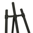 thumbnail image 4 of DecMode 13", 11"H Black Metal Tabletop Triangle Easel with Foldable Stand, 2-Pieces, 4 of 8
