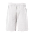thumbnail image 5 of Qgtaibl Corduroy Shorts for Men Drawstring Elastic Waist Summer M Beach Shorts Casual Loose Fit Everyday Short Pants with Pockets White, 5 of 5