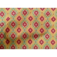 thumbnail image 4 of oneOone Cotton Poplin Fabric Diamond & Swirl Ikat Print Sewing Fabric BTY 56 Inch Wide, 4 of 4