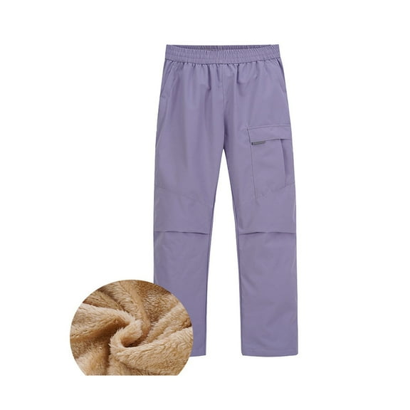 Kids Snow Pants Girls Boys Kids Unisex Insulated Snow Ski Pants Waterproof Hiking Ski Snow Pants Warm Skiing Snowboard Pants for Boys Girls Outdoor Windproof Snowboard Pants