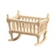 thumbnail image 1 of Muñeca Cuna de madera 1/12 Escala Muñeca Miniatura Casa de muñecas Cunas Casa de muñecas Muebles Cuna para jardín en miniatura Escena de, 1 of 9