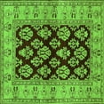 thumbnail image 1 of Ahgly Company Indoor Square Oriental Green Industrial Area Rugs, 5' Square, 1 of 4