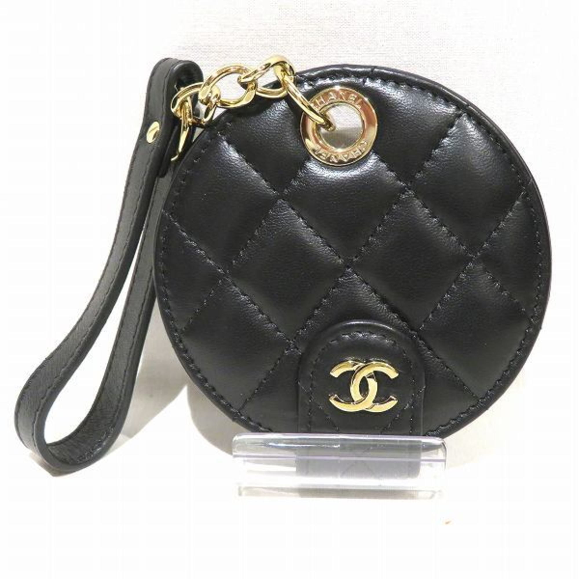 Chanel Blue Quilted Leather CC Front Pocket Bag For Sale at 1stDibs