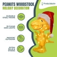 thumbnail image 2 of ProductWorks Peanuts 22" Woodstock Santa Hat Prelit Christmas Yard Decor, 2 of 10