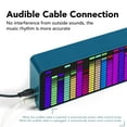 thumbnail image 4 of Music Spectrum Display, Colorful Spectrum Pickup 4 Time Display Modes Sound or Cable Control  for Ambiance Decor, 4 of 7