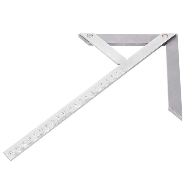 Regla de Ángulo, Diseño de Diseño Engrosado 0.2-8.7 Pulgadas de Rango de Diámetro para Mecanizado de Hardware Ampliatione Utilizado, etc.